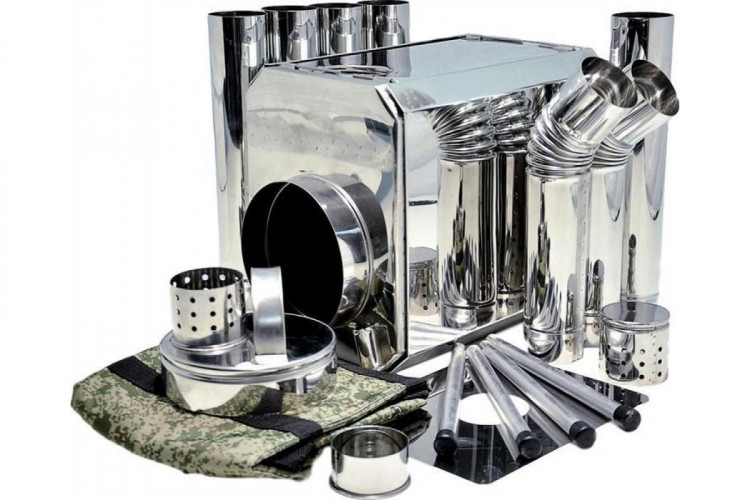 Печь пошехонка Турист 15 л с 3D экранами сталь 0,8мм в Казани