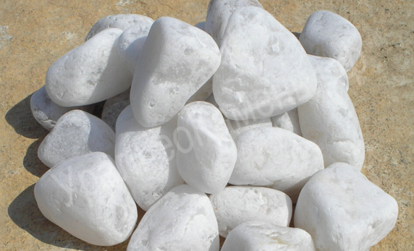 Камни для бани Кварц окатанный 15кг в Казани