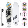 SUP-доска Bestway White Cap Convertible в Казани
