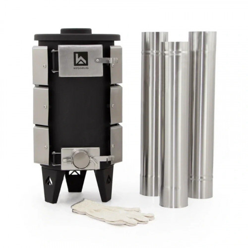 Мультитопливная походная печь Hyggelig LONGHEAT длительного горения в Казани