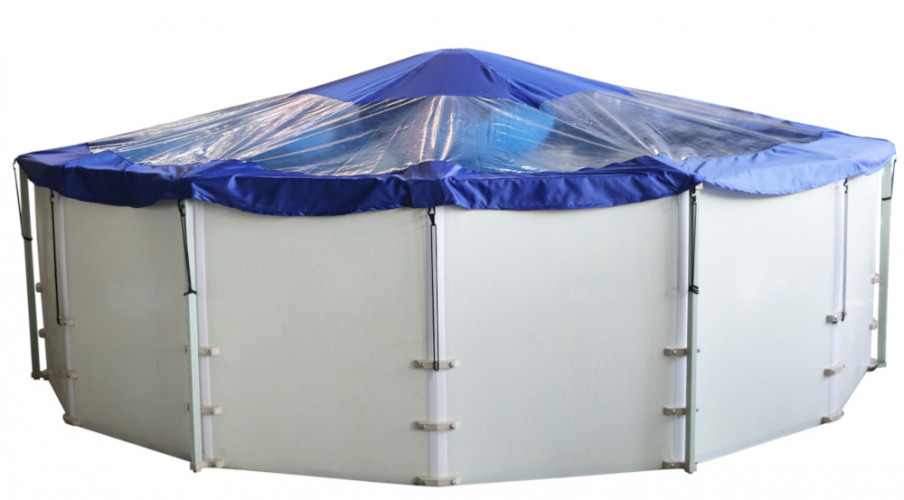 Тент для бассейна с надувной подушкой "Фиеста" в Казани