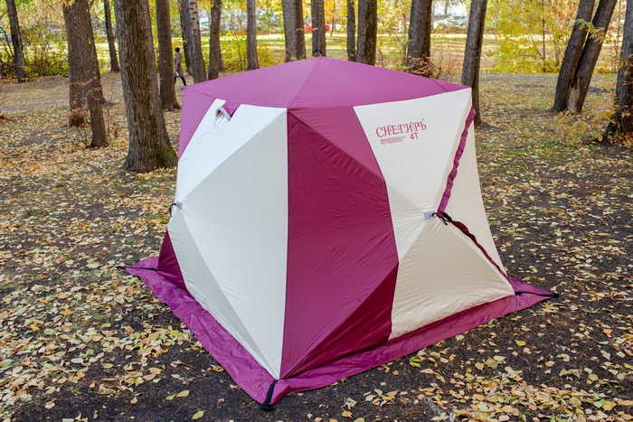 Зимняя палатка для рыбалки Куб Снегирь 4T в Казани