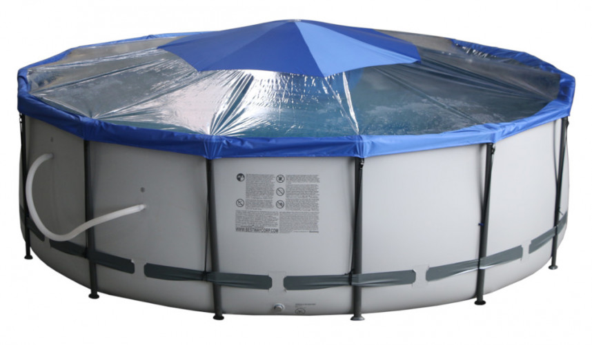 Тент для бассейна Intex/Bestway с надувной подушкой "Фиеста" в Казани