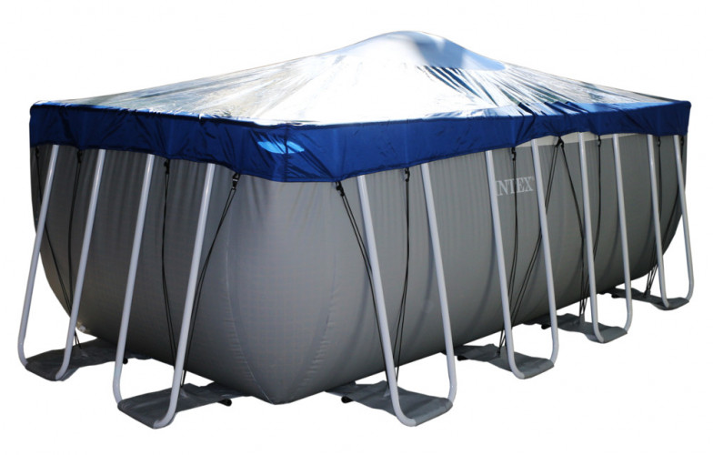 Тент для прямоугольного бассейна Intex/Bestway с надувной подушкой "Фиеста" в Казани