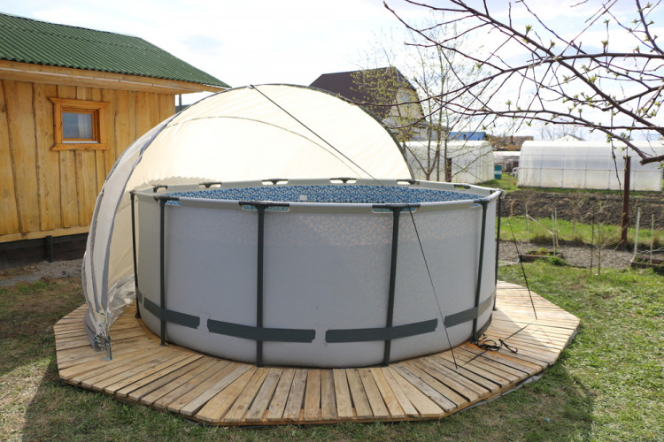 Купол-тент для бассейнов "Фиеста" КОМБИ в Казани