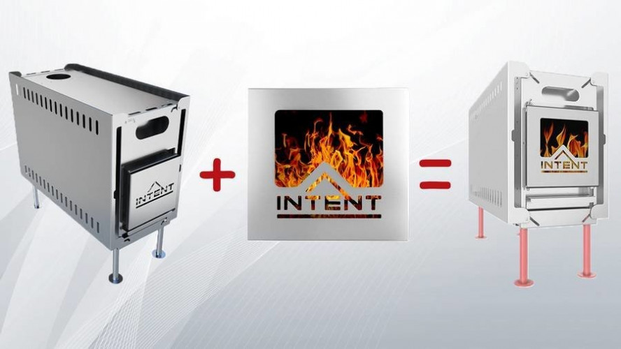 Стеклянная дверца для печи Intent в Казани