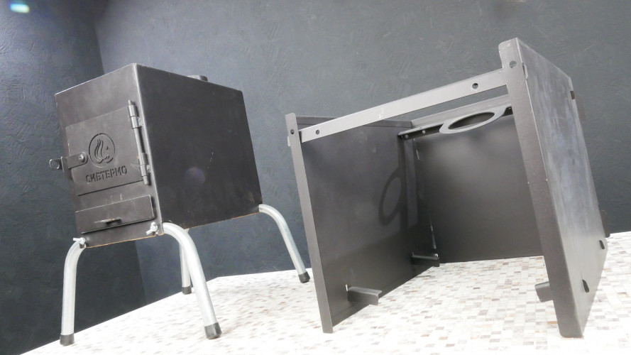 Экран для большой дровяной печи Сибтермо в Казани