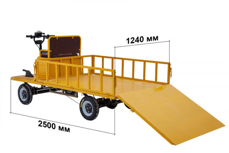 Грузовая электрическая тележка RuTrike ПЕРОН ТРАП в Казани