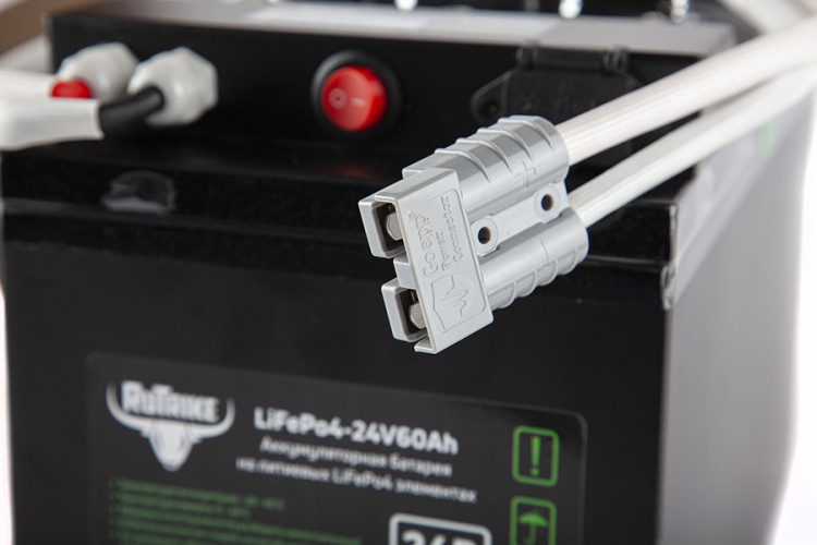 Тяговый железо-фосфатный аккумулятор RuTrike LiFePO4 60V48Ah (60А) в Казани