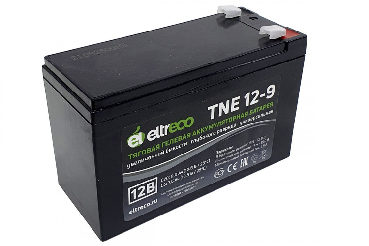Тяговый аккумулятор Eltreco TNE12-9 (12V9A/H C20) в Казани
