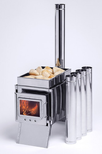 Печь-камин Инвент большая в Казани