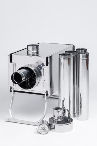 Печь Инвент экономка средняя с регулирующимися экранами в сумке в Казани