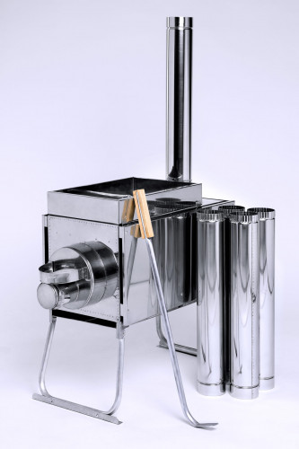 Печь Инвент Экономка средняя со стац. экранами в сумке в Казани