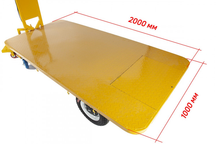 Грузовая электрическая тележка RuTrike Плита 2000 в Казани