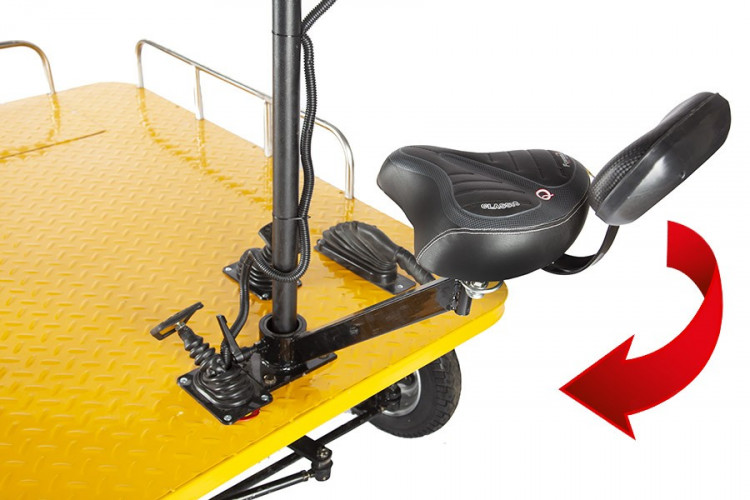 Грузовая электрическая тележка RuTrike СКЛАД 1500 NEW в Казани