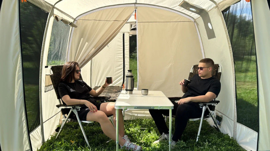 Шатер - Мобильная баня-палатка Морж Shelter XL в Казани