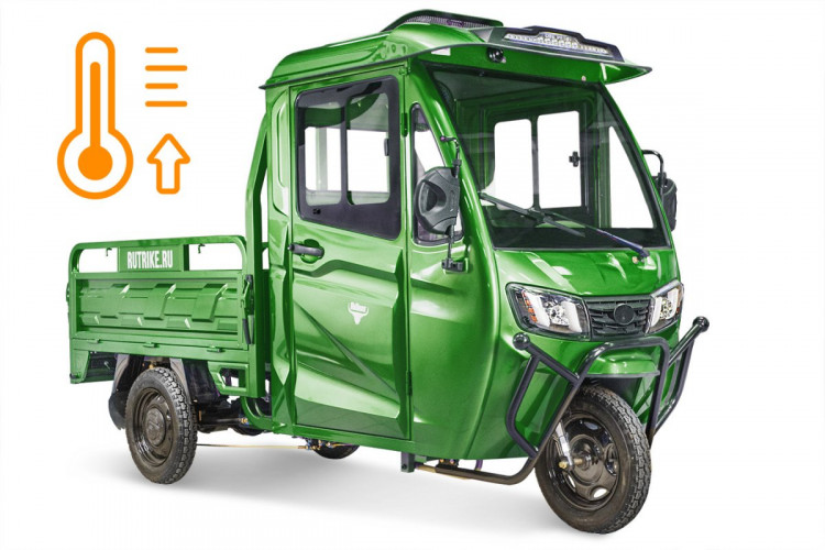 Электротрицикл Rutrike КАРГО Кабина обогрев 1500 грузовой в Казани