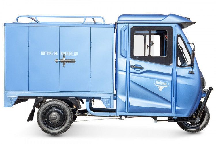 Электротрицикл Rutrike КАРГО Кабина Дуал обогрев 1500 фургон в Казани