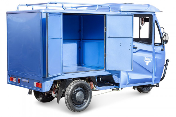 Электротрицикл Rutrike КАРГО Кабина Дуал обогрев 1500 фургон в Казани