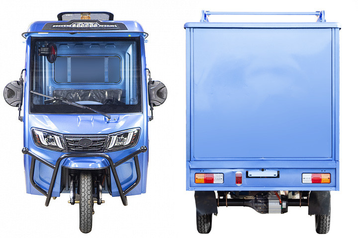 Электротрицикл Rutrike КАРГО Кабина Дуал обогрев 1500 фургон в Казани