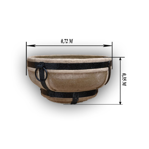 Очаг для костра большой Подсолнух в Казани