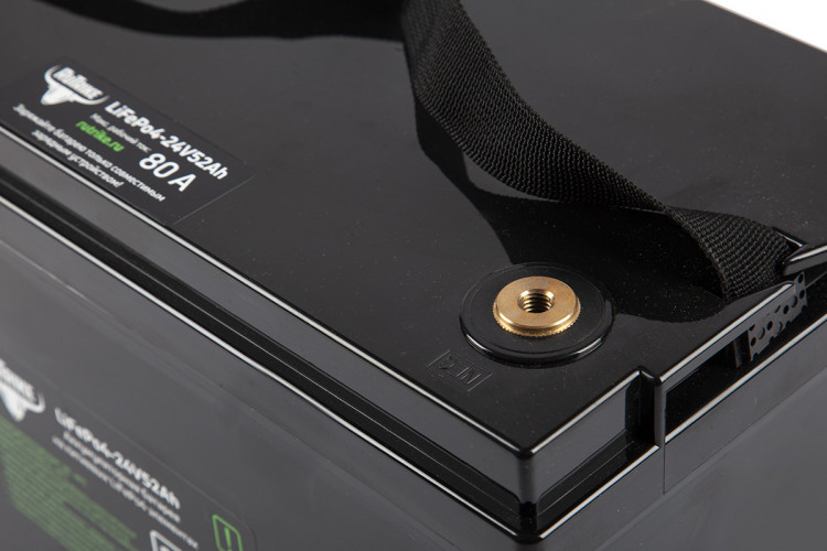 Тяговый железо-фосфатный аккумулятор RuTrike LiFePO4 24V52Ah (80A) в Казани