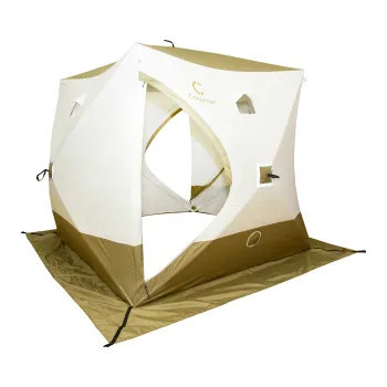 Палатка зимняя куб СЛЕДОПЫТ Premium 2.1x2.1 в Казани