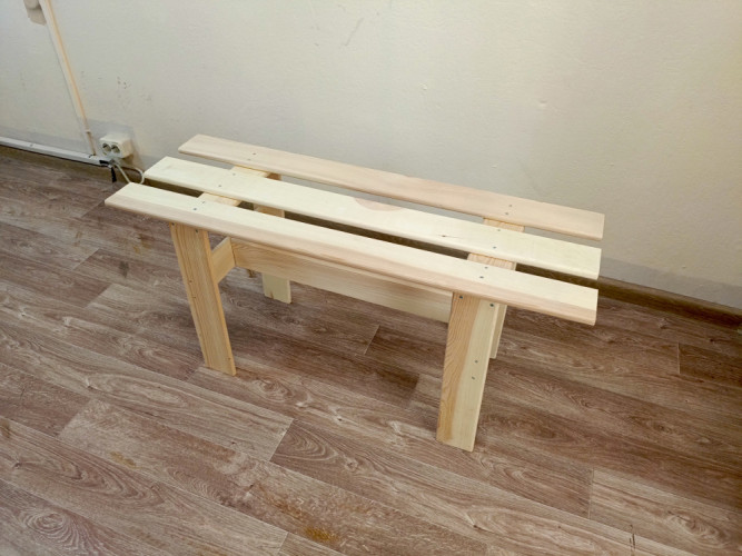 Лавка деревянная в Казани