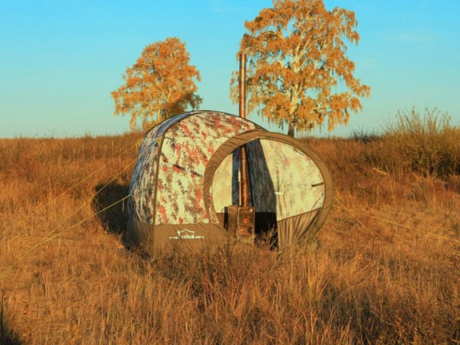 Мобильная баня ТЕРМА-10 с 1 окном (походная) в Казани