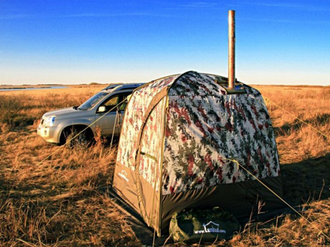 Мобильная баня ТЕРМА-10 с 1 окном (походная) в Казани