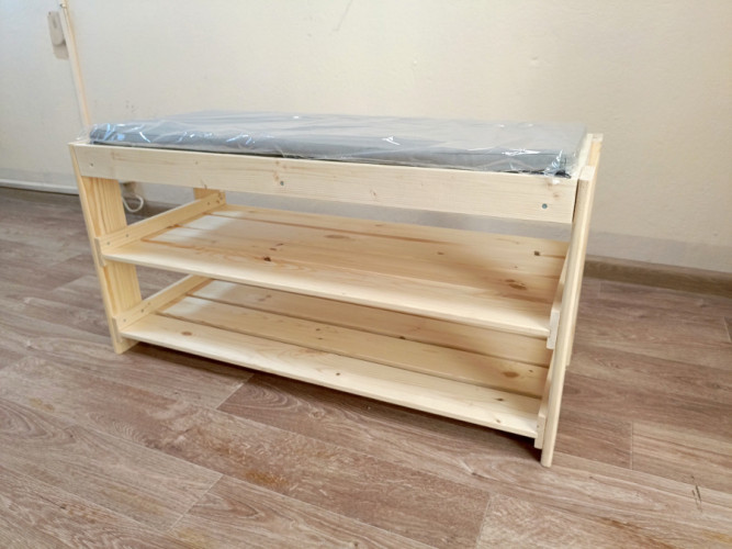 Полка для обуви деревянная в Казани