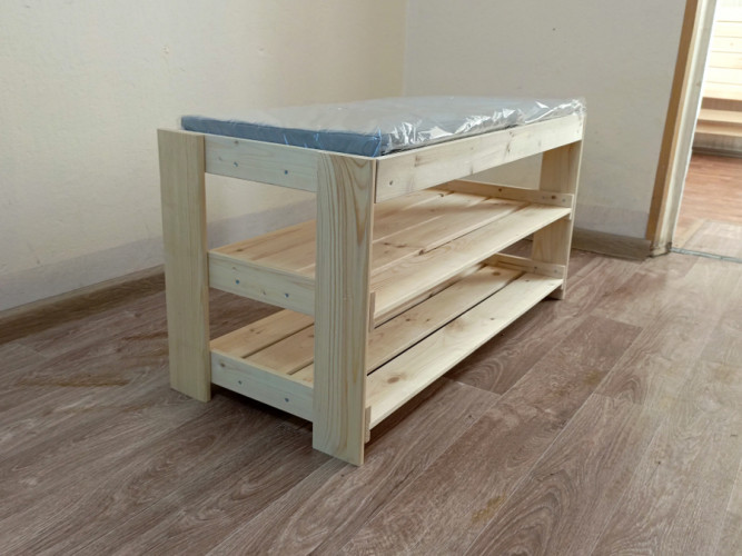 Полка для обуви деревянная в Казани