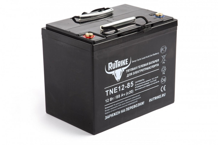 Тяговый гелевый аккумулятор RuTrike TNE 12-85 (12V70A/H C3) в Казани