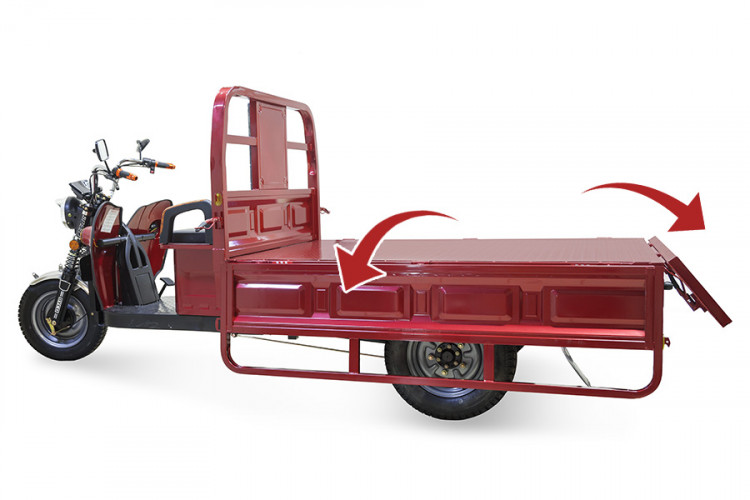 Грузовой электрический трицикл Rutrike D4 1800 60V1500W в Казани