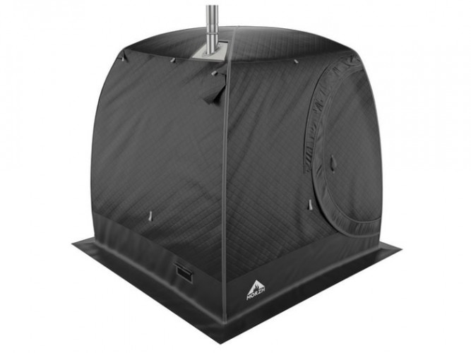 Мобильная баня-палатка МОРЖ LUX черный в Казани